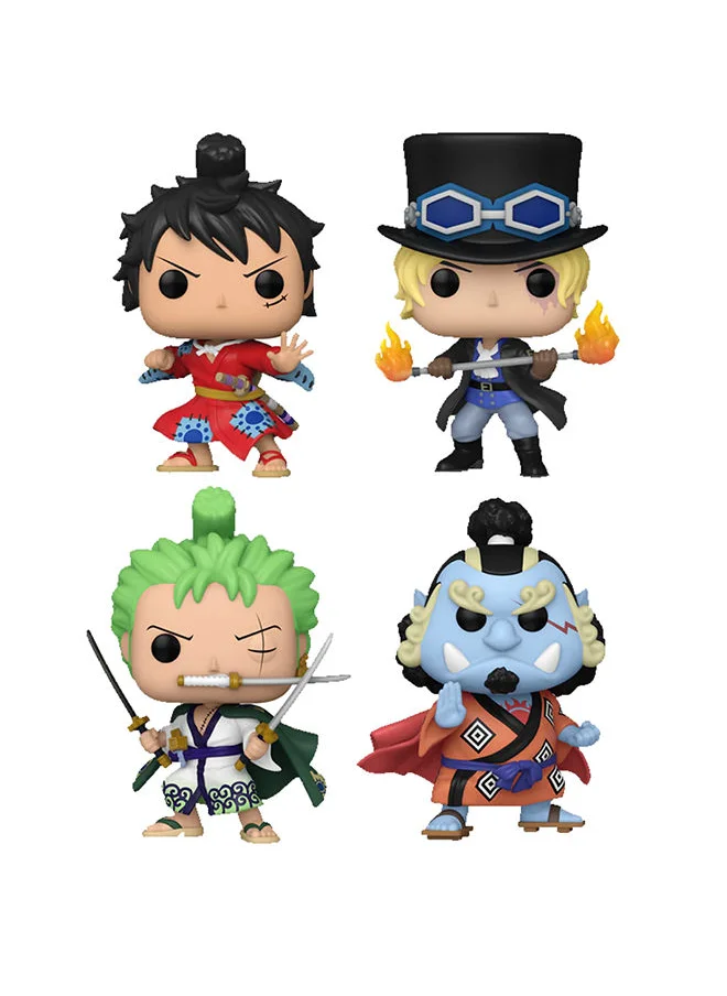 فانكو Animation One Piece 4-Pack (GW)(Exc), Collectible Action Vinyl Figure - 69107