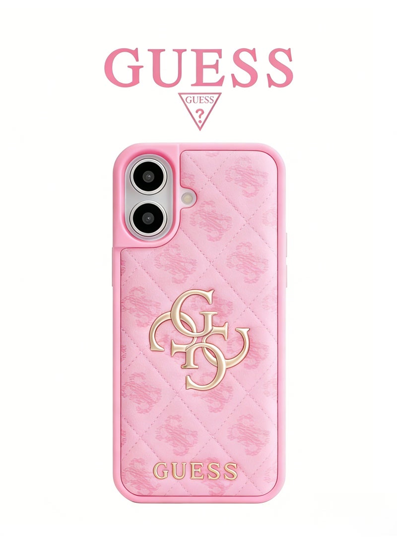 GUESS IPhone 17  cover, with a logo and a leather design approved by the global brand Guess