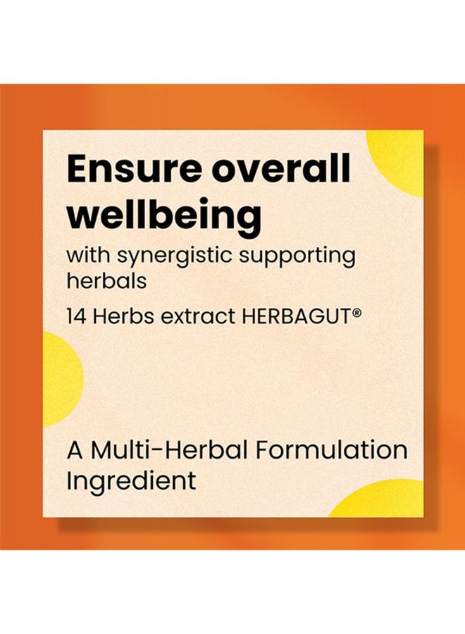 غاردينو مزيج دايجست / تركيبة نباتية نباتية متعددة الأعشاب لتحسين الهضم ومكافحة الانتفاخ وصحة الأمعاء وارتداد الحمض / 60 كبسولة نباتية - Image 4