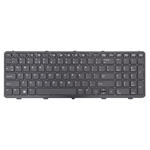 SUNMALL New Laptop Keyboard Replacement with Frame, Compatible with HP Probook 450 G0, 450 G1, 450 G2, 455 G1, 455 G2, 470 G0, 470 G1, 470 G2 Series - Image 2