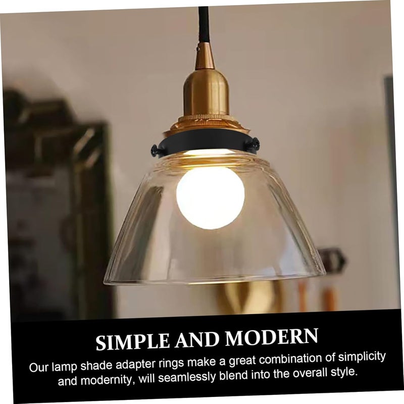 TEHAUX Modern Lamp Shade Reducer Ring Iron Lamp Parts Replacement for Light Fixture - Image 3