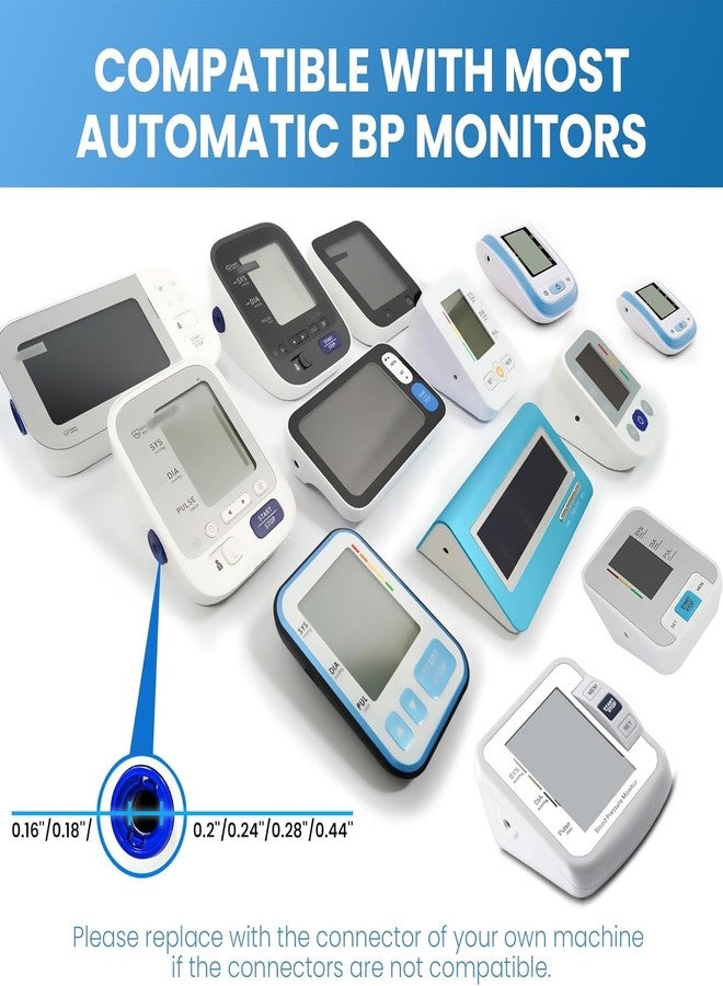 MCP BP Cuff Adult Blood Pressure Monitor Large Cuff XL Compatible with Omron B.P, Ageasy BP, Pharmeasy BP with 6 Size Connectors free (22-48CM) - Image 3