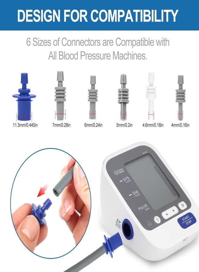 MCP BP Cuff Adult Blood Pressure Monitor Large Cuff XL Compatible with Omron B.P, Ageasy BP, Pharmeasy BP with 6 Size Connectors free (22-48CM) - Image 2
