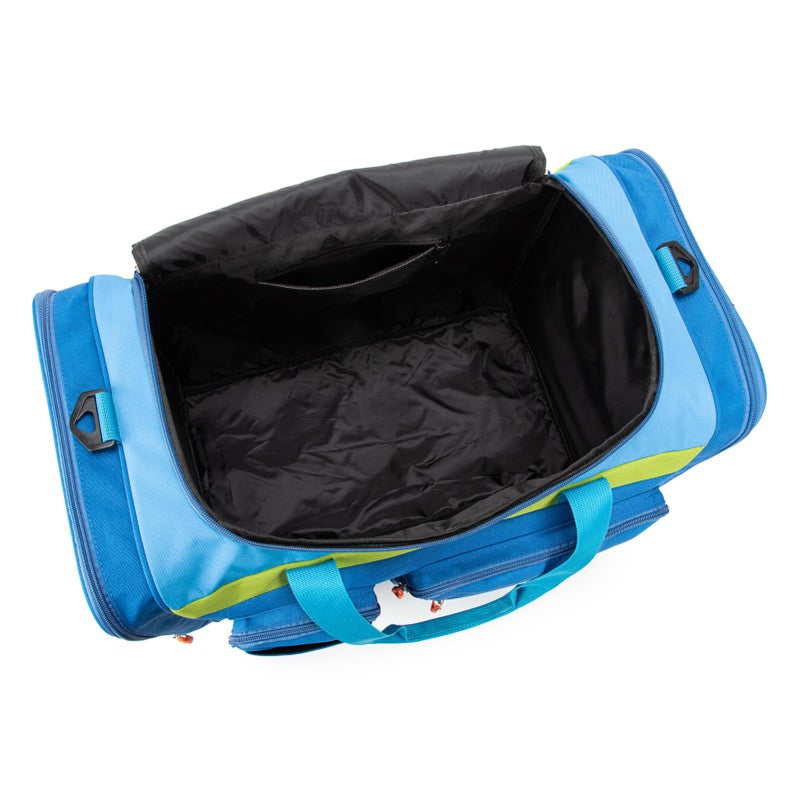 HawLander Large Kids Duffle Bag for Travel, Overnight, or Weekender, 22" inch (Blue) - Image 4