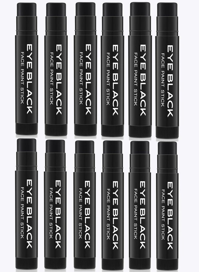 Wismee Eye Black Stick, 12pcs Anti-Glare Under Eye Sports Grease Stick - Image 1