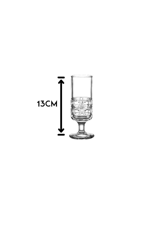 Dania Drink is welcome Mini Glass Juice Cups 95ml 6 pieces - Image 4