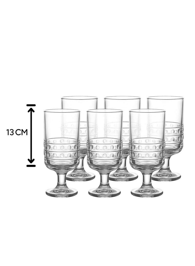 Dania Drink is welcome Mini Glass Juice Cups 95ml 6 pieces - Image 3