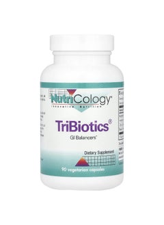 Nutricology Nutricology, TriBiotics®, GI Balancers, 90 Vegetarian Capsules  - Image 1