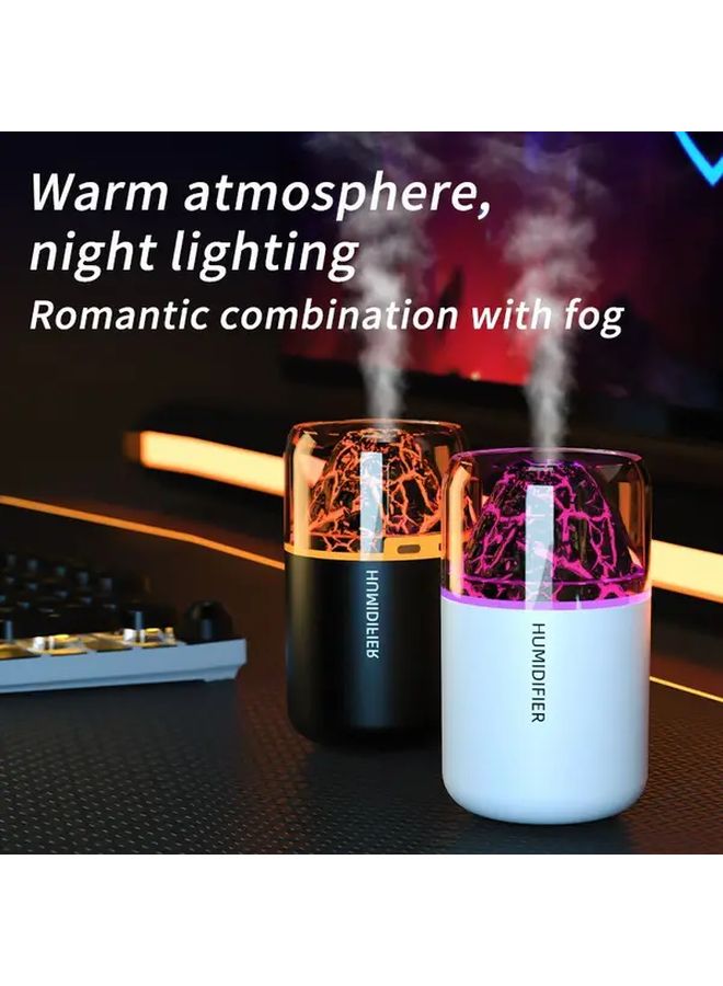 مرطب LED بـ 7 ألوان ضباب كبير يعمل بالUSB هادئ جدًا للمكتب والمنزل - Image 4