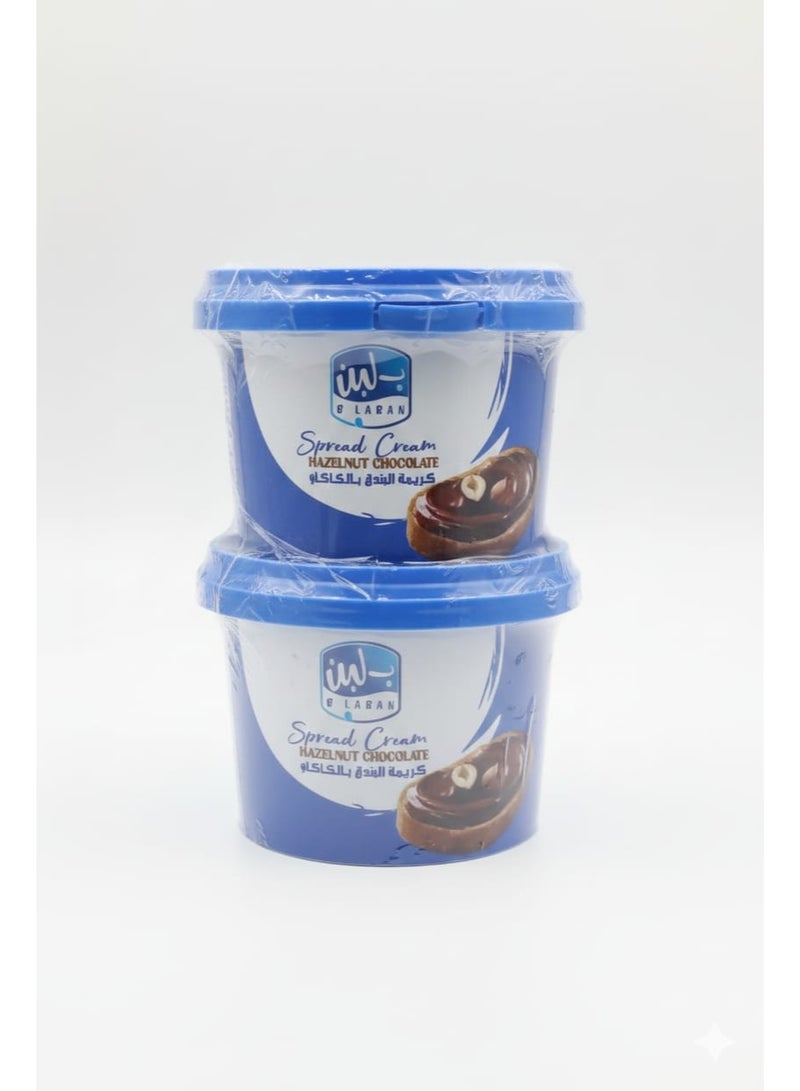 عبوتين كريمة البندق بالكاكاو من بـ لبن , 80 جم