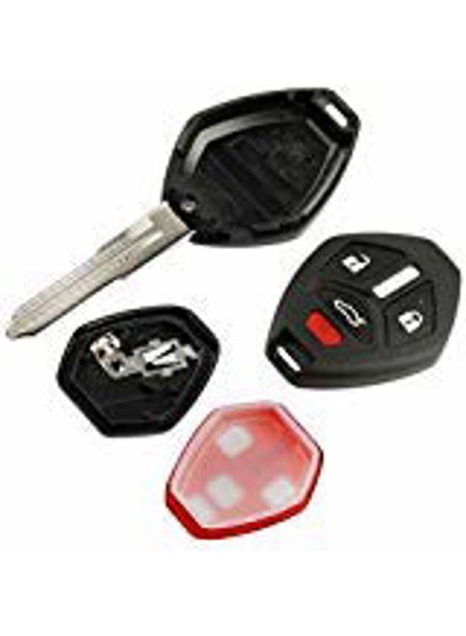 USARemote Key Fob Keyless Entry Uncut Remote Shell Case & Pad fits Mitsubishi 2007-2012 Eclipse / 2007-2012 Galant / 2007-2015 Lancer - Image 1