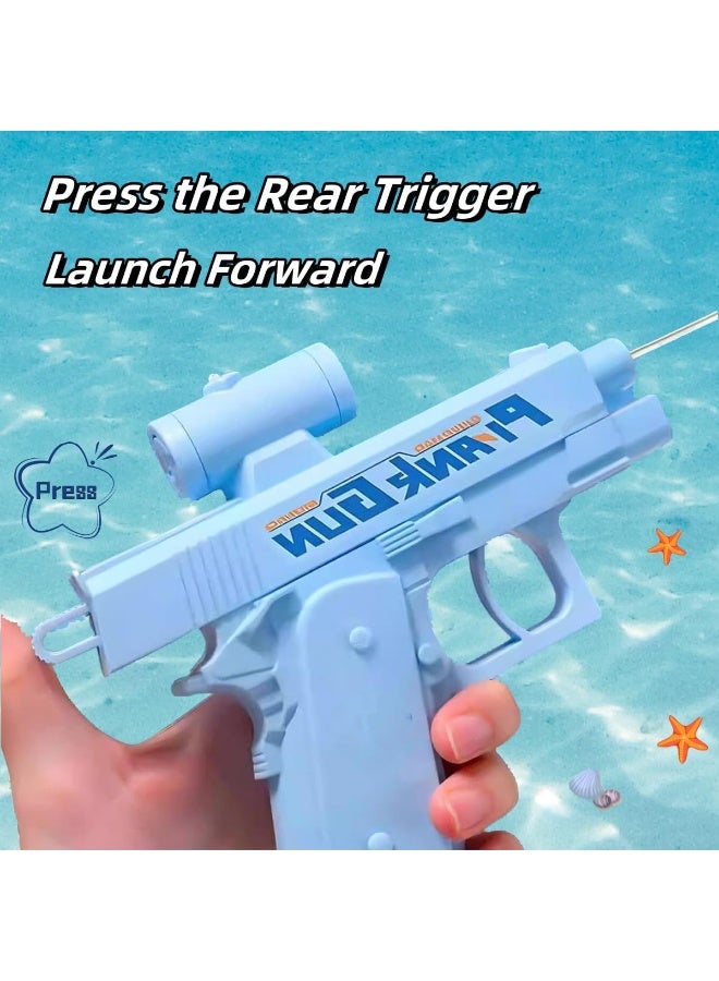 OSHIMA Water toy, Prank Two-Way Water toy, Reverse Water toy Prank Shoots Back at User, Fun Office & School Pool Prank or Beach Summer Toy Gifts for Adult (1, Blue) - Image 2