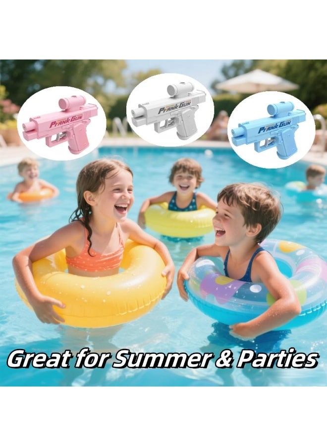 OSHIMA Water toy, Prank Two-Way Water toy, Reverse Water toy Prank Shoots Back at User, Fun Office & School Pool Prank or Beach Summer Toy Gifts for Adult (1, Blue) - Image 5