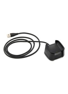 NIBEMINENT USB Charging Cable For Fit-bit Versa Smart Watch Black  - Image 2