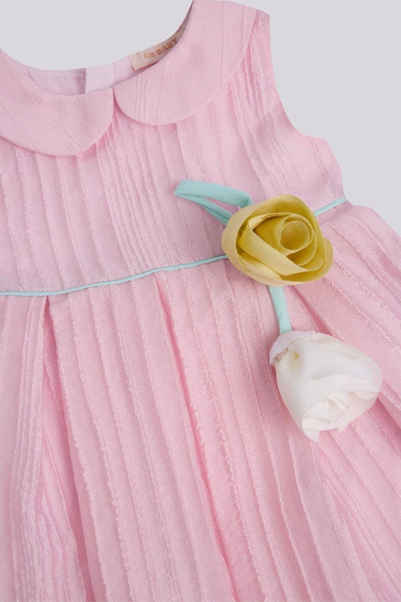 GB Baby Floral Trimmed Baby Dress - Image 3