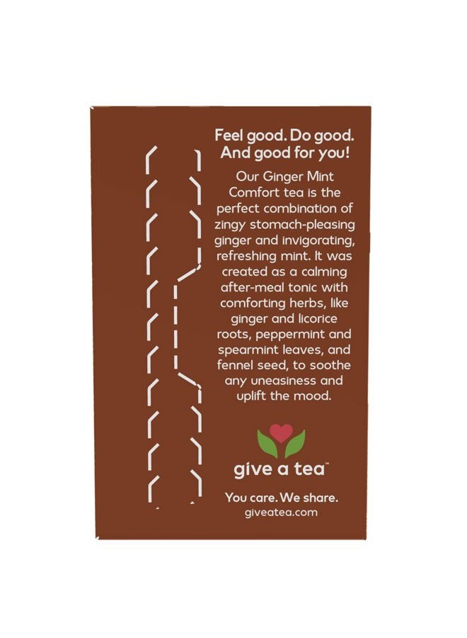 Now Foods Ginger Mint Comfort, 24 Tea Bags - Image 3