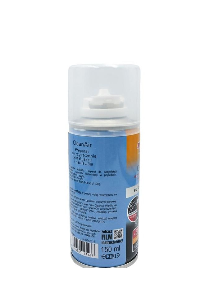 Moje Auto Clean Air AC Cleaner Spray 150ml Car Air Conditioner Disinfectant Odor Remover Vent Cleaning Foam . - Image 4