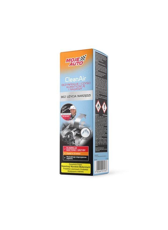 Moje Auto Clean Air AC Cleaner Spray 150ml Car Air Conditioner Disinfectant Odor Remover Vent Cleaning Foam . - Image 3