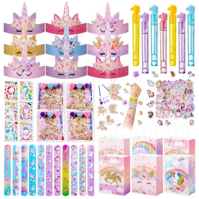 Vanblue Unicorn Party Favors Birthday Party Decorations Supplies for GirlsGoodie Bag StuffersParty Hats Princess Dress up ThemeClassroom Rewards Gifts Prizes Pinata Stuffers for Kids - Image 3
