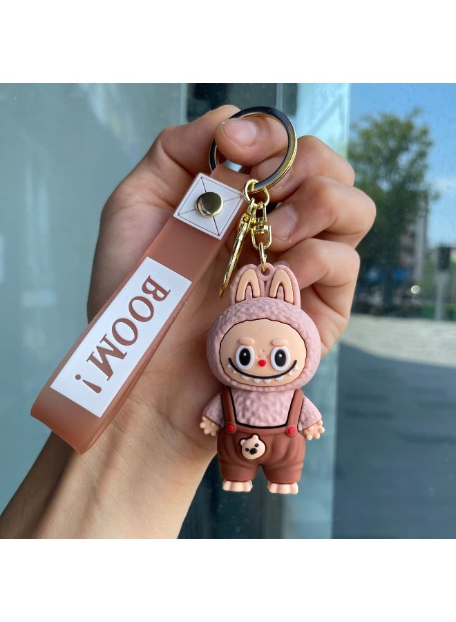 NIBEMINENT LABUBU Keychains, Cute Figurines, Student Schoolbag Pendants And Gifts 