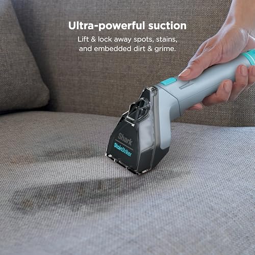 Shark StainStriker Portable Carpet Upholstery & Area Rug Cleaner, Bonus XL Tool & Full-Size Cleaning Solution, Stain & Odor Remover, Perfect for Car Interiors, 4 Cleaning Tools, Nordic Blue, PX202BRN - Image 5
