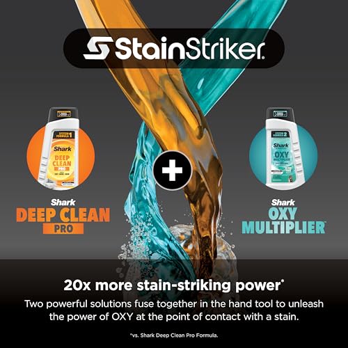 Shark StainStriker Portable Carpet Upholstery & Area Rug Cleaner, Bonus XL Tool & Full-Size Cleaning Solution, Stain & Odor Remover, Perfect for Car Interiors, 4 Cleaning Tools, Nordic Blue, PX202BRN - Image 4