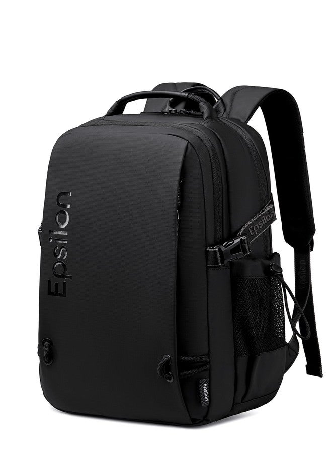 Epsilon Laptop Backpack for Men Women 25L Lightweight Water-resistant Medium Size Casual Backpack 15.6-inch Laptop Bag 5 Pockets Sleek for College Office Daypack - Image 1