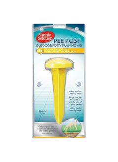 Simple Solution Pee Post, Outdoor Dog Training Aid, Pheromone Infused Dog Pee Post  - Image 1