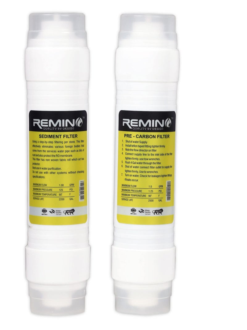 Remino Ro Membrane, Carbon and Sediment Filter for All Type of RO Water Purifier - Image 2