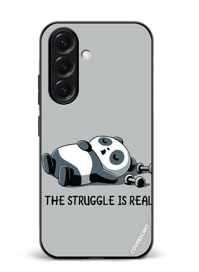 VR CREATIVE Protective Case Cover For Samsung Galaxy S25 Plus Struggle Is Real Design Multicolour