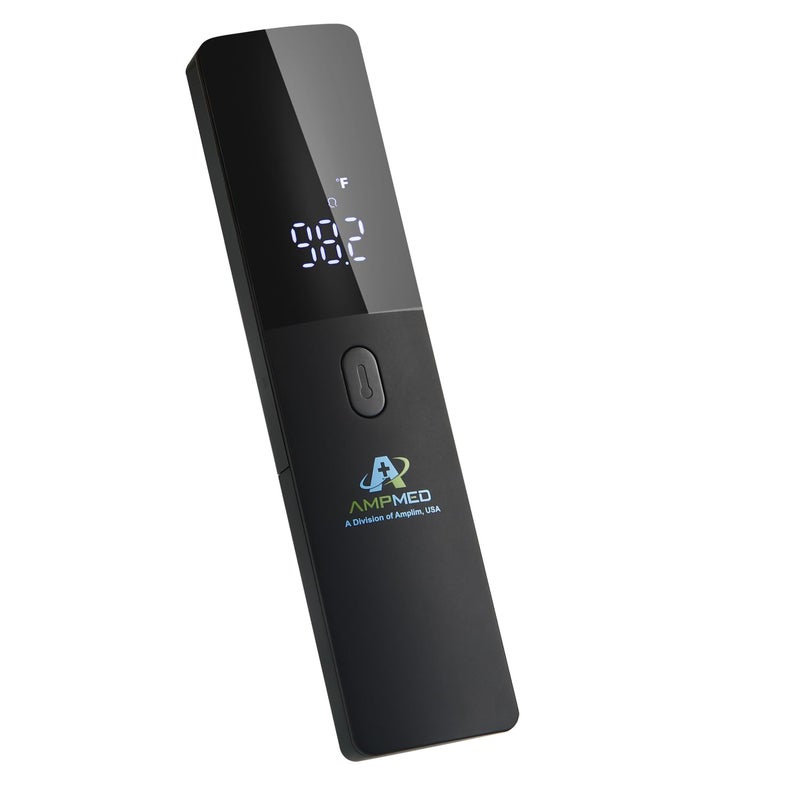 Amplim NoTouch Forehead Thermometer for Adults and Kids NonContact Digital Baby Thermometer for InfantsNewborns Medical Grade Touchless Temporal Temperature for Fever - Image 1