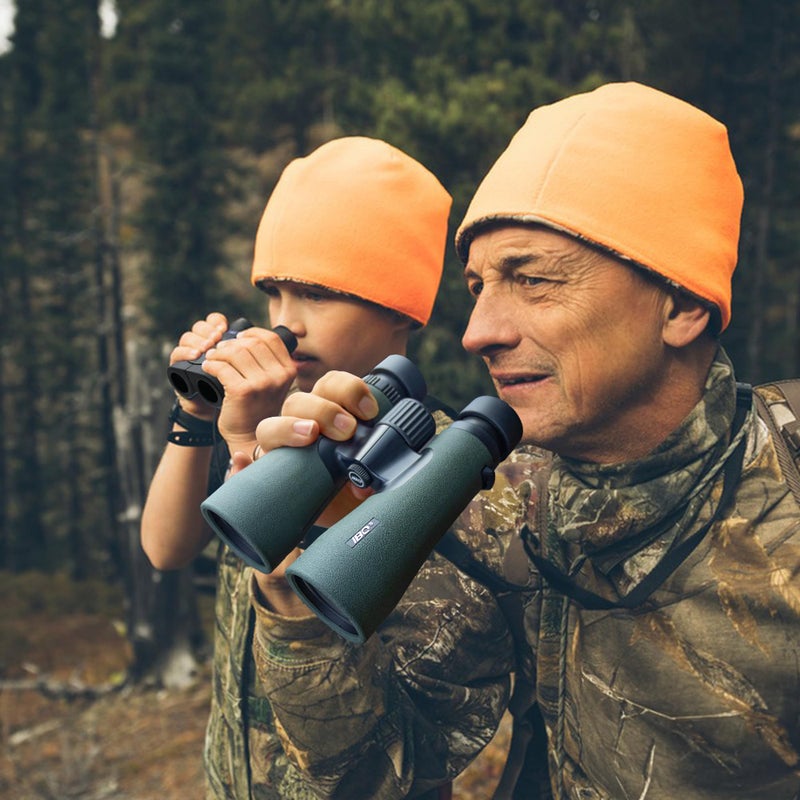 IBQ 12x50 UHD Binoculars for Adults High Powered with Upgraded Phone Adapter - Large View, Lightweight, IPX7 Waterproof, BAK4 Prism - Binoculars for Hunting Bird Watching Cruise - Image 5