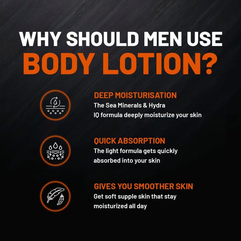 Hivado Mens Body Lotion  Deep Hydration  24Hour Moisture Lock  Watermelon Seed  Shea Butter  Lightweight NonGreasy FastAbsorbing  For Rough  Dry Skin  Sulphate  Paraben Free  250ml - Image 5