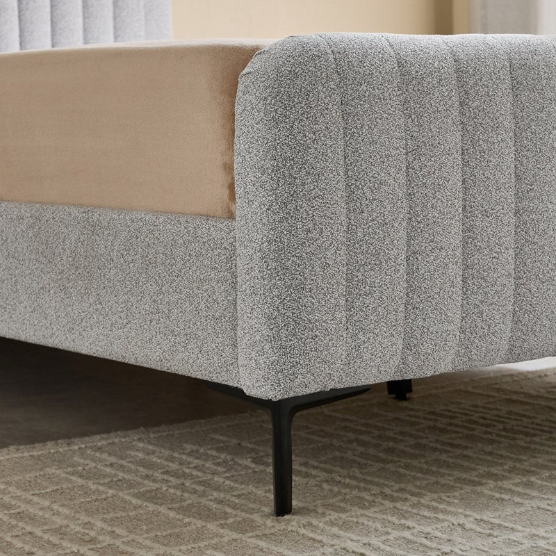 Home Box Ruby Stanley Upholstered Twin Bed - 120x200 cm - Image 5