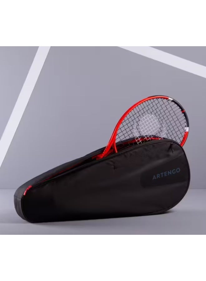 ARTENGO Tennis Racket Bag 100 M – Lightweight Sports Bag for 1–2 Rackets with Accessories – Durable Shoulder Carry Case – Black – For Tennis,  & Badminton - Image 2