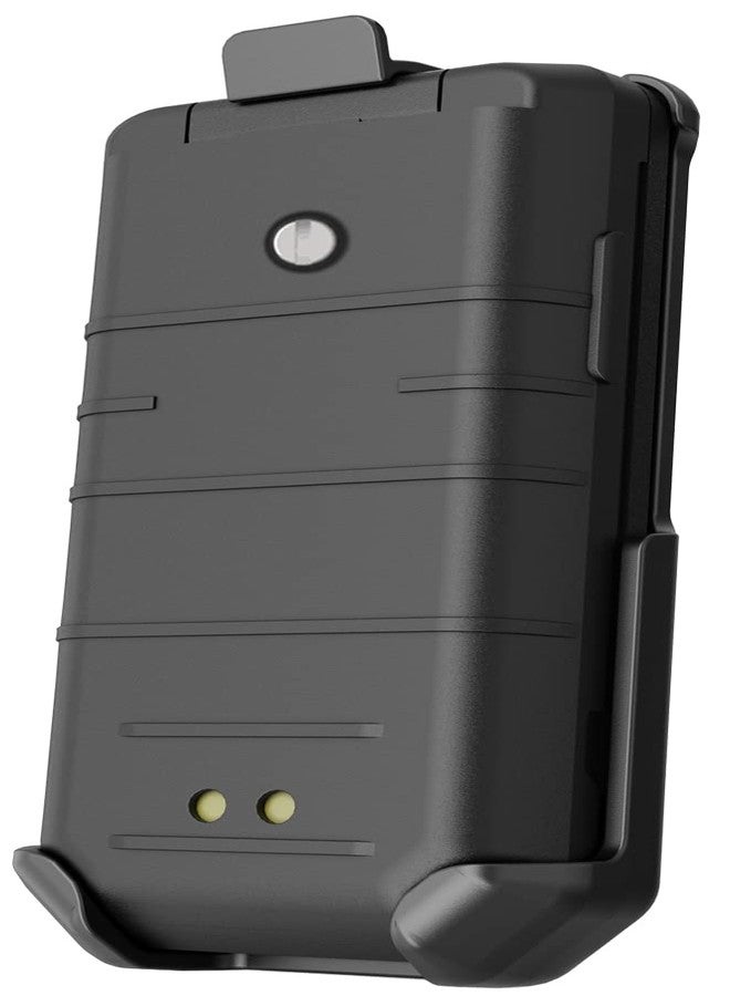 نيكيد سيل فون جراب لهاتف CAT S22 القابل للطي، أسود من Nakedcellphone [دوار/بمشبك حزام] - Image 5