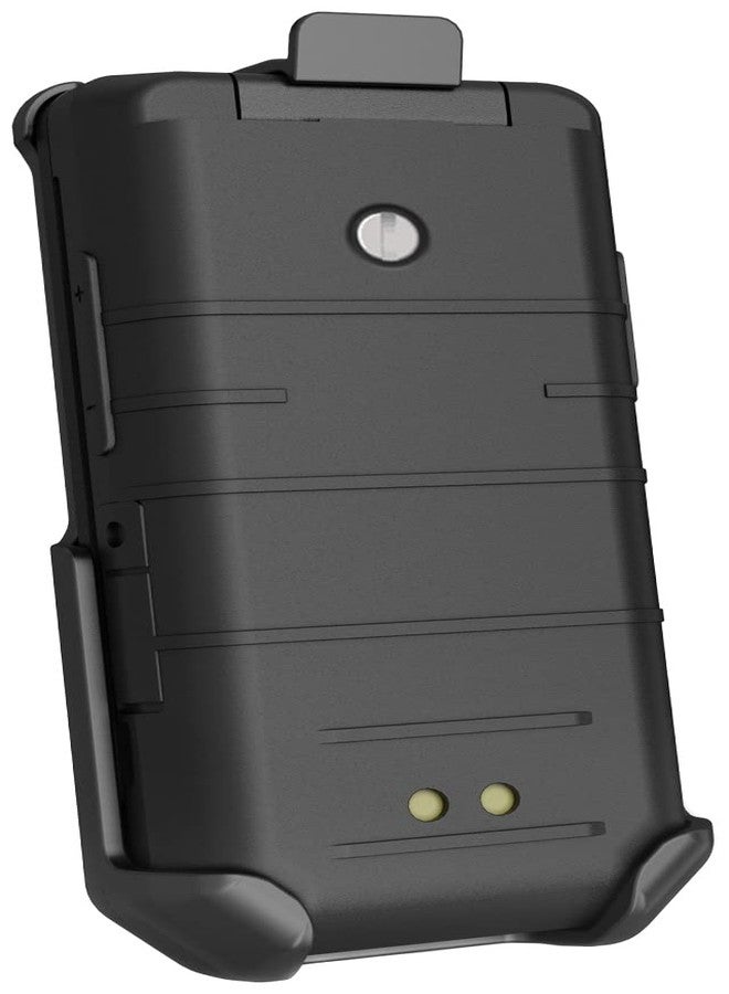 نيكيد سيل فون جراب لهاتف CAT S22 القابل للطي، أسود من Nakedcellphone [دوار/بمشبك حزام] - Image 4