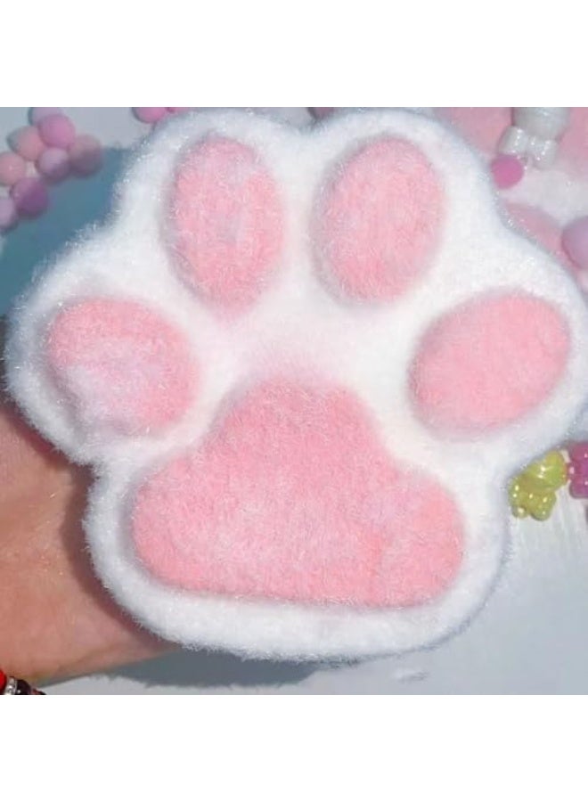 1pc Cute Plush Cat Paw Squeeze Toy – Cartoon Pattern Stress Relief Fidget Toy, Soft and Durable, Perfect for Office, Daily Fun, Holiday Gifts, and All Ages - Image 3