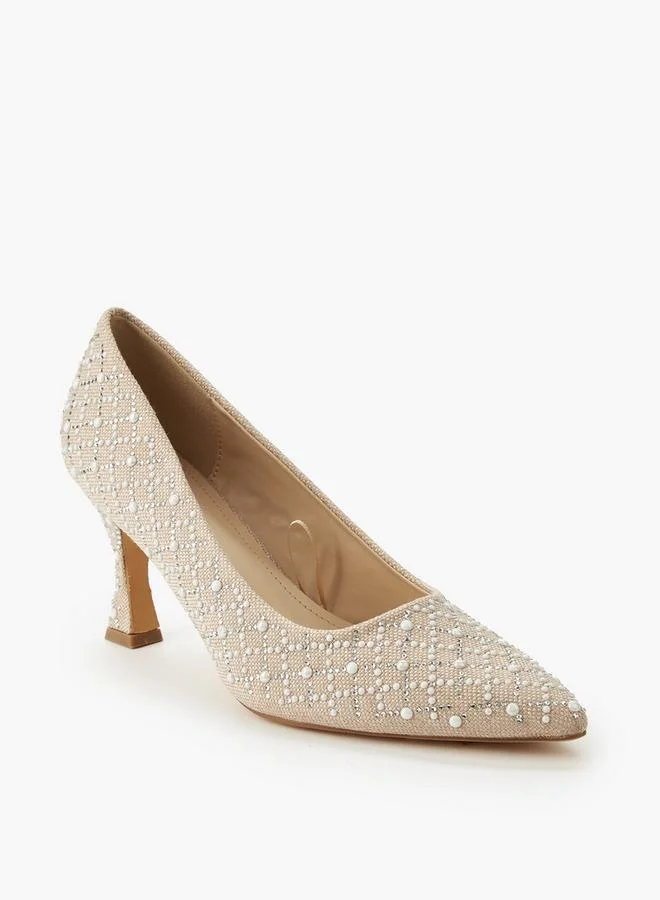 سيليست Women Embellished Flared Heel Pumps