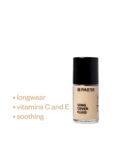 Paese Liquid Foundation, Long Cover Fluid    03 Golden Beige  - Image 5