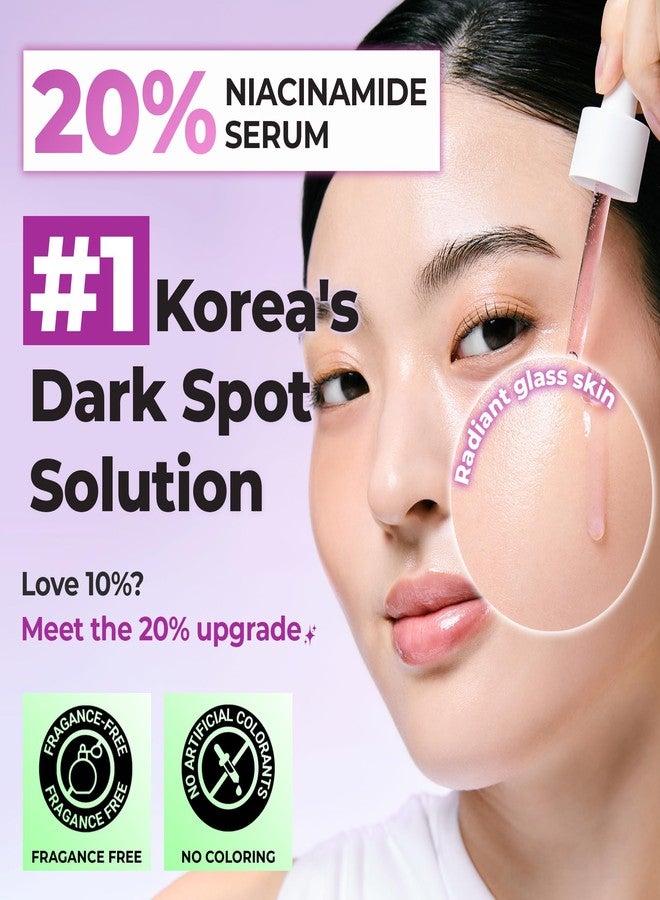 JUMISO 20% Niacinamide Dark Spot Serum 2-Pack, TXA + Glutathione, Korean - Image 2