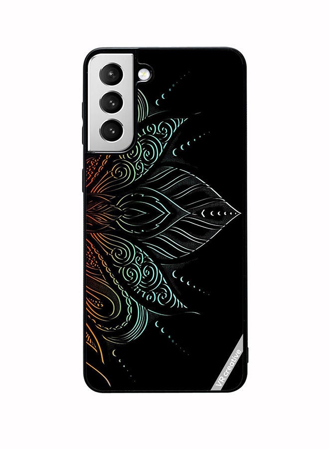 VR CREATIVE Protective Case Cover For Samsung Galaxy S22 5G Heena Elements Design Multicolour - Image 1