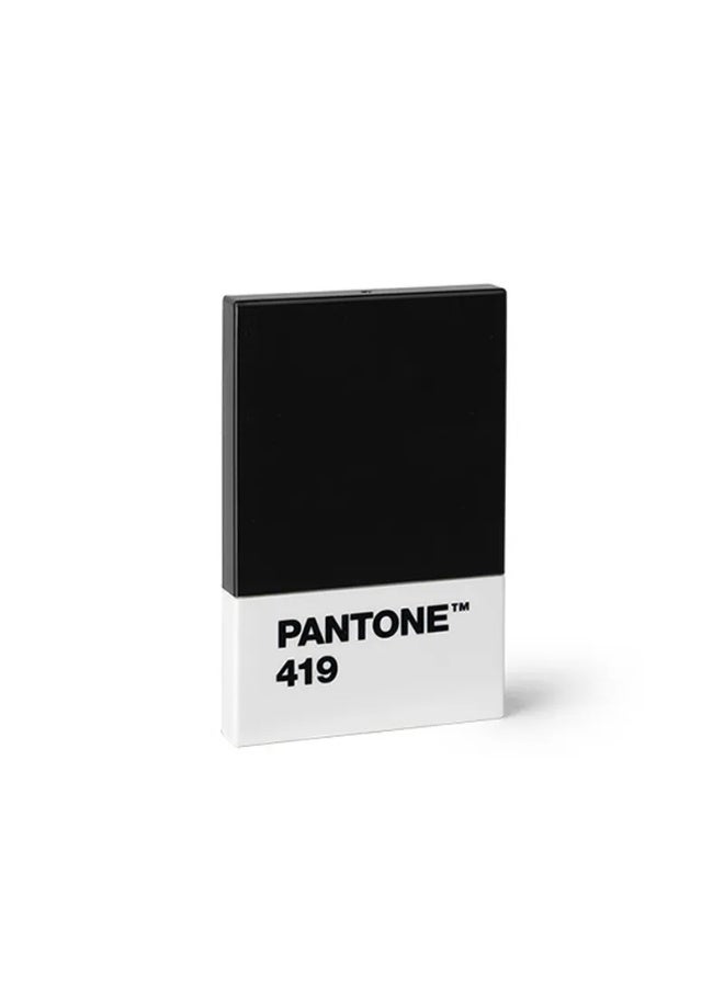 Pantone Minimalist Matte Credit Card Holder – Perfect for Travel – Black - Image 2