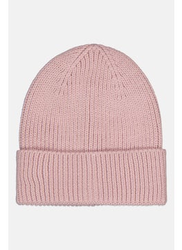 Lefties Kids Girl Knitted Beanie, Rose Gold 