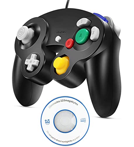 Arrocent وحدة تحكم أروسينت GC، بديل لوحدة تحكم Gamecube، متوافقة مع وحدة تحكم Game Cube USB السلكية/PC ويندوز 7 8 10 (أسود) - Image 2