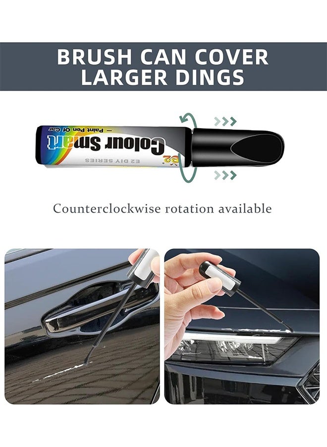 JS Car Scratch Remover, Car Scratch Repair, Car Accessories Car Deep Scratch Remover, Scratch Remover for Vehicles, Universal Car Touch Up Paint for Deep Scratches, 12ml (Black) - Image 3