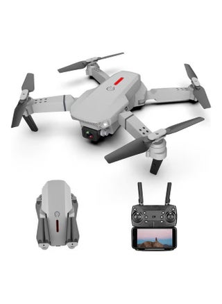 طائرة بدون طيار LS-E525 RC مزودة بكاميرا 4K بدون طيار مزدوجة الكاميرا WiFi FPV بدون رأس وضع تثبيت الارتفاع إيماءة صورة فيديو مسار الرحلة 3D Filp RC Quadcopter فضية 21.5 * 7 * 18 سم 3 بطارية - pzsku/ZE0BB2BCDD2C21315486EZ/45/_/1729844995/dfd3ca67-aacc-4309-8943-d64b438a30a4