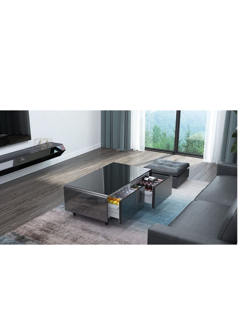 Galaxy Design Galaxy Star Track Smart Touch Table 135 liter With Two Refrigerating Doors Bluetooth Music Player USB Charging Wireless charging with Surrounded Speaker - Image 3