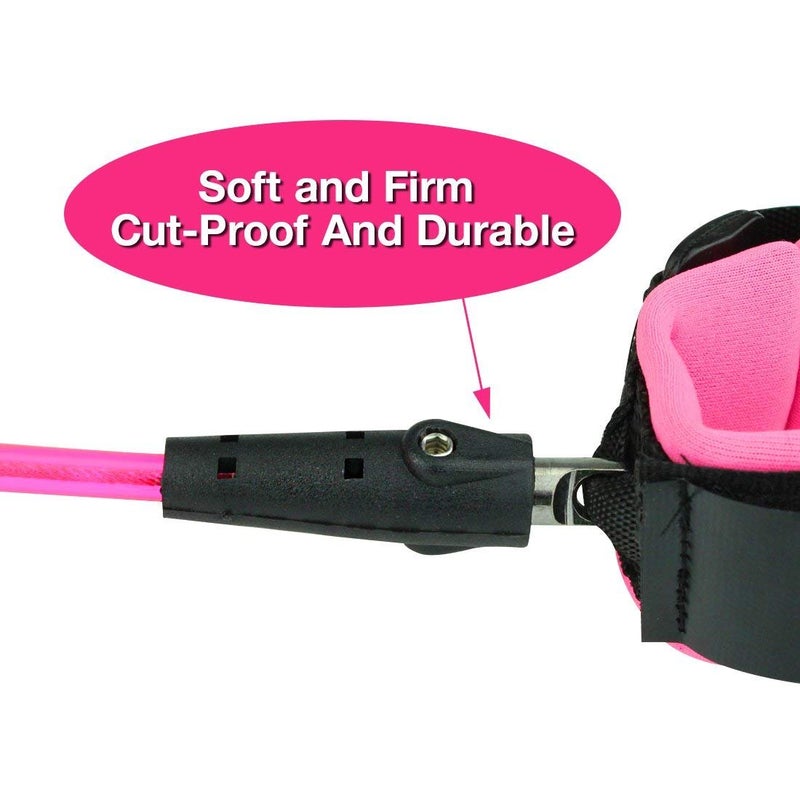 Onwon Anti Lost Safety Wrist Link Child Safety Harness Strap Rope Leash Walking Hand Belt Band Wristband(1.5m Pink) - Image 3