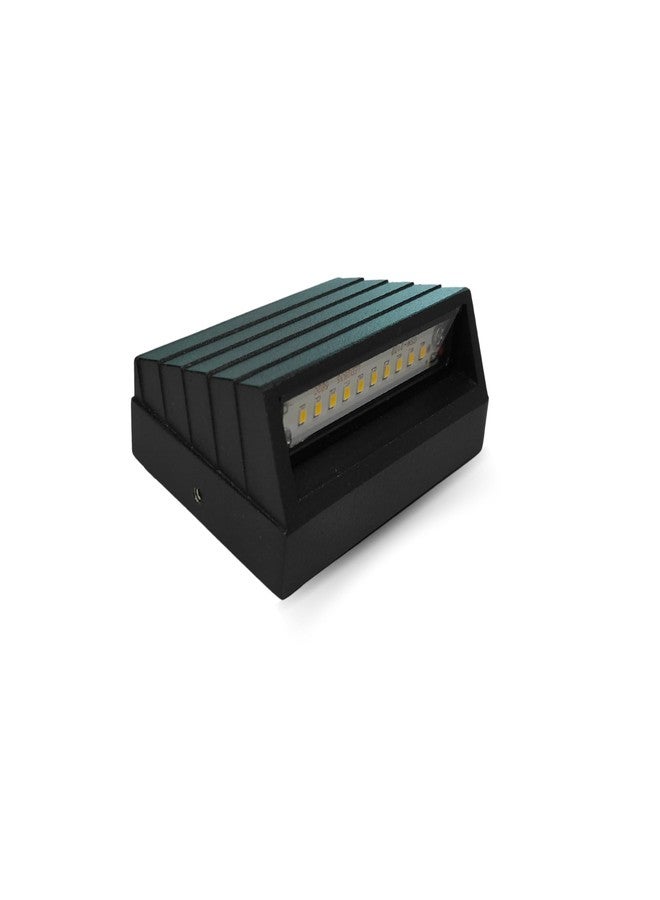 D'Mak Wall Step Surface Light, Outdoor/Indoor, LED Foot Light, Aluminium IP65 Waterproof Body, Warm White (Pack of 1, 3W (2 Module)) - Image 1